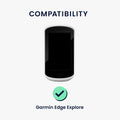 kwmobile Case Compatible with Garmin Edge Explore - Protective Silicone Cover