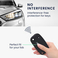 kwmobile Car Key Cover compatible with Fiat Lancia 3-Button Car Key Cover