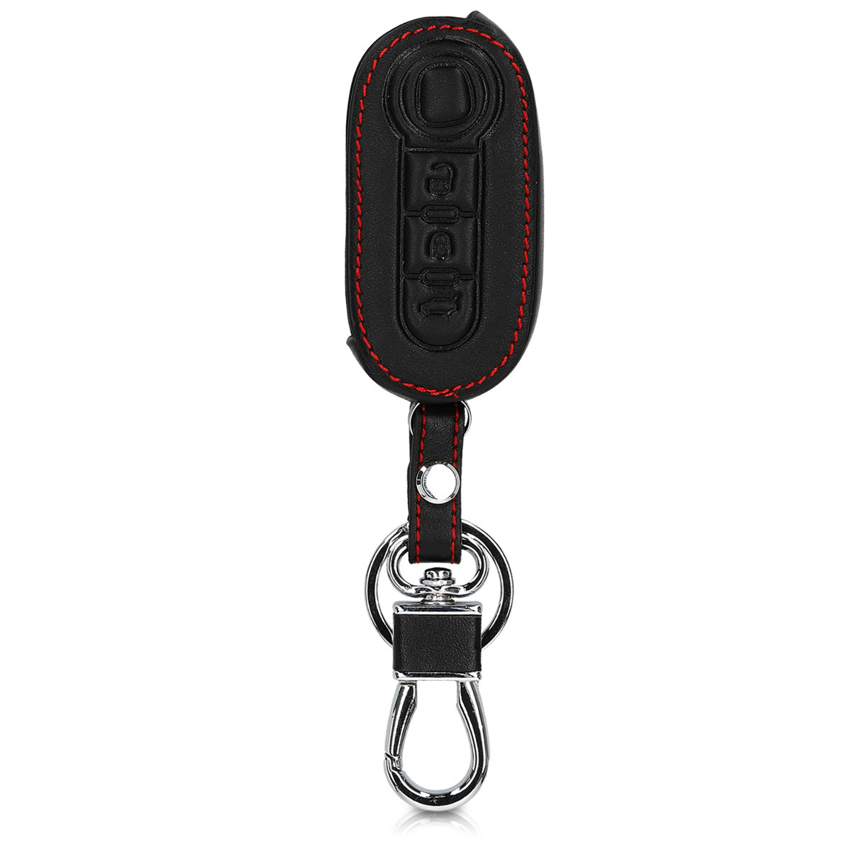 kwmobile Car Key Cover compatible with Fiat Lancia 3-Button Flip Car Key Remote Protector Fob Italy Stripes