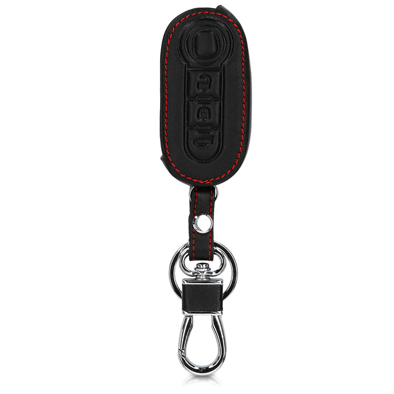 kwmobile Car Key Cover compatible with Fiat Lancia 3-Button Flip Car Key Remote Protector Fob Italy Stripes