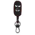kwmobile Car Key Cover compatible with Fiat Lancia 3-Button Flip Car Key Remote Protector Fob Italy Stripes
