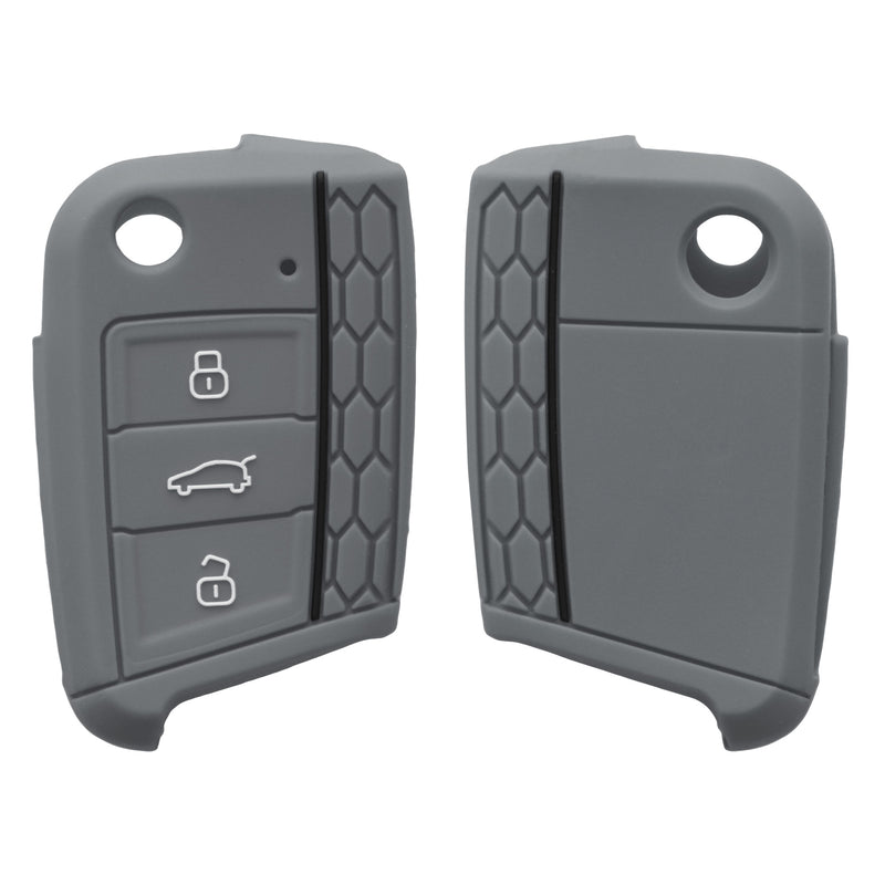 kwmobile Car Key Protection Case compatible with VW Golf 7 MK7 3-Button Car Key Cover