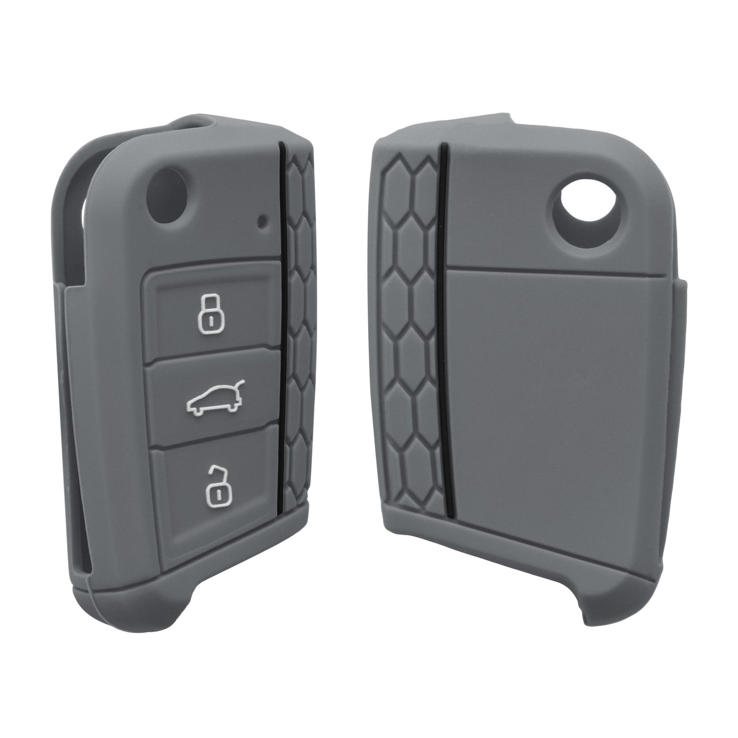 kwmobile Car Key Protection Case compatible with VW Golf 7 MK7 3-Button Car Key Cover