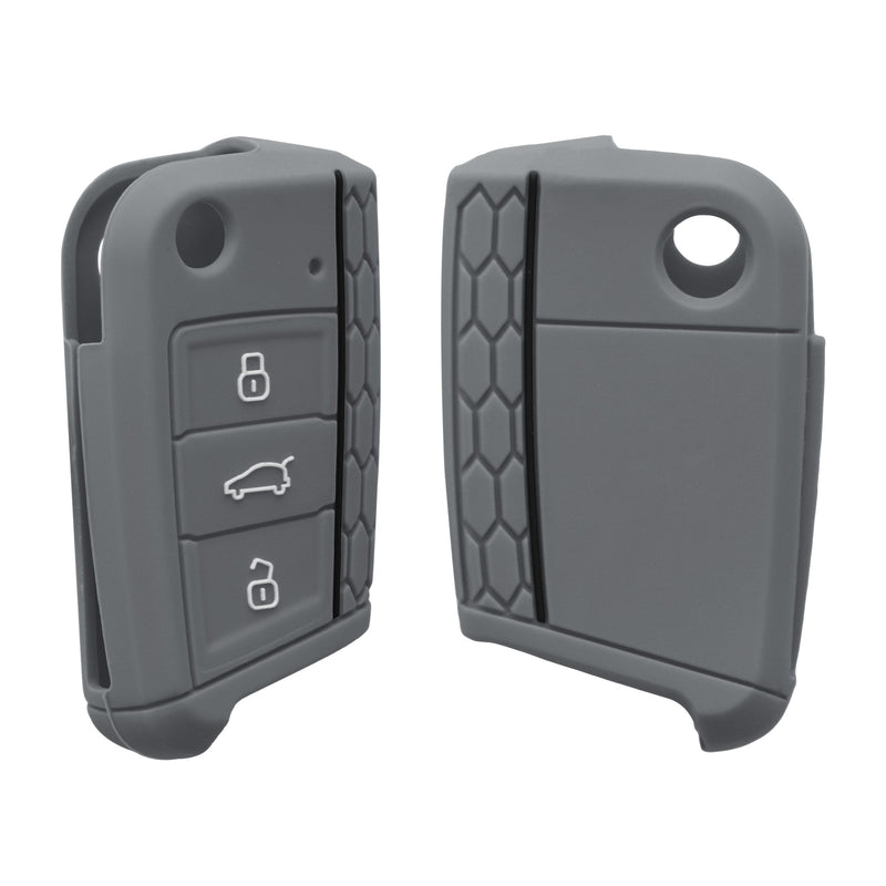kwmobile Car Key Protection Case compatible with VW Golf 7 MK7 3-Button Car Key Cover