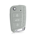 kwmobile Car Key Protection Case compatible with VW Golf 7 MK7 3-Button Car Key Cover