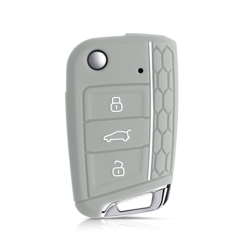 kwmobile Car Key Protection Case compatible with VW Golf 7 MK7 3-Button Car Key Cover