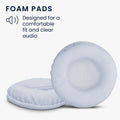 kwmobile Ear Pads for Logitech H390 / H600 Ear Cushion Replacement Headphone Spare Parts Replacement Ear Pads Over Ear Headphones