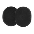 kwmobile 2x Samt Ohr Polster für Logitech H800 Ohrpolster - Ersatz Ohrpolster - Kopfhörer Ersatzteile - Kopfhörer Ersatzpolster für Over Ear Headphones Schwarz  
