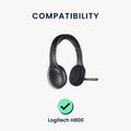 kwmobile Ear Pads for Logitech H800 Ear Cushions Replacement Earpads Headphone Spares Headphone Replacement Pads Over Ear Headphones