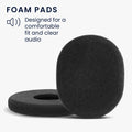 kwmobile Ear Pads for Logitech H800 Ear Cushions Replacement Earpads Headphone Spares Headphone Replacement Pads Over Ear Headphones