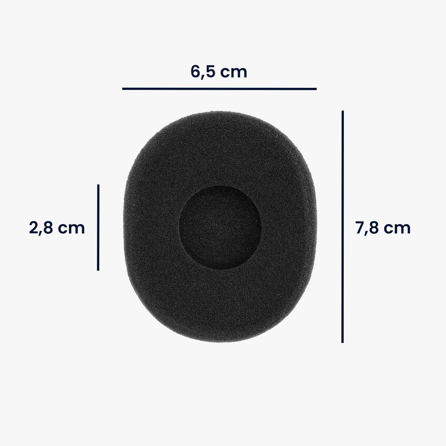 kwmobile Ear Pads for Logitech H800 Ear Cushions Replacement Earpads Headphone Spares Headphone Replacement Pads Over Ear Headphones