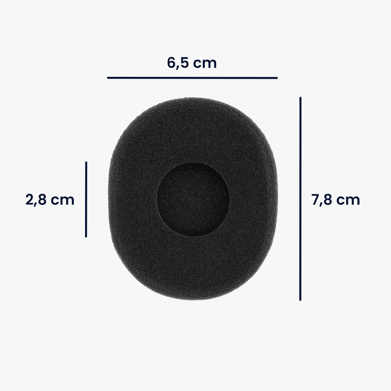 kwmobile Ear Pads for Logitech H800 Ear Cushions Replacement Earpads Headphone Spares Headphone Replacement Pads Over Ear Headphones