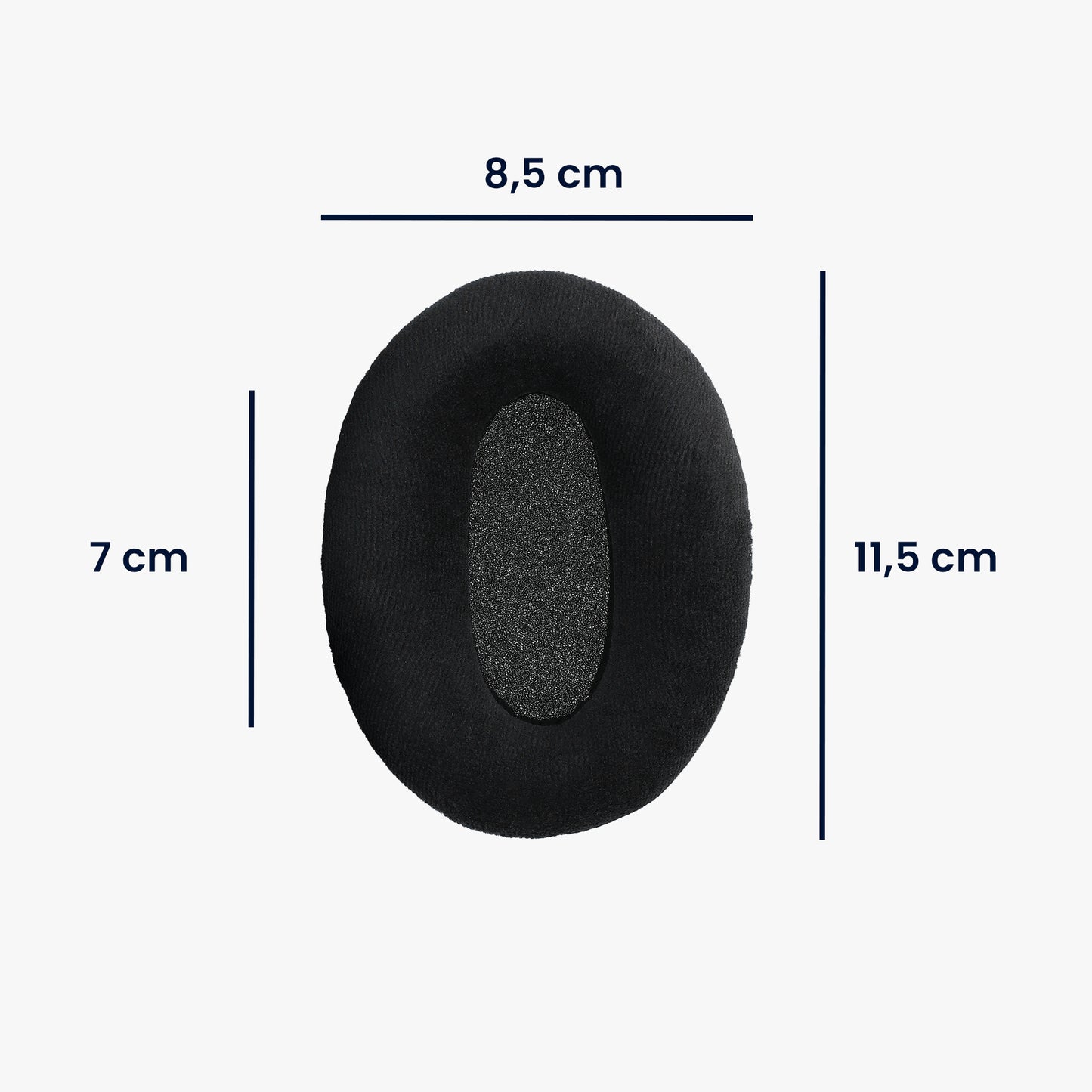 kwmobile Ear Pads for Sennheiser HD600 / HD650 / HD545 / HD580 Earpad Replacement Headphone Spare Parts Over Ear Headphones