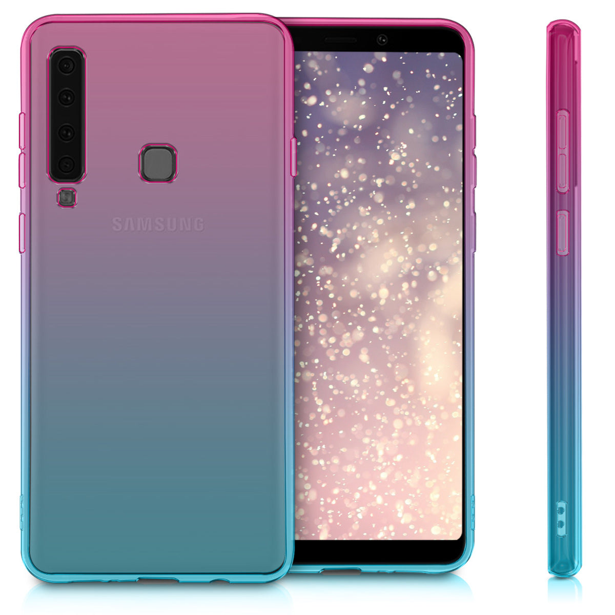 kwmobile Case Compatible with Samsung Galaxy A9 (2018) - Phone Cover - Transparent