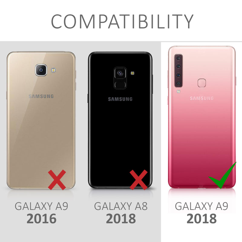 kwmobile Case Compatible with Samsung Galaxy A9 (2018) - Phone Cover - Transparent