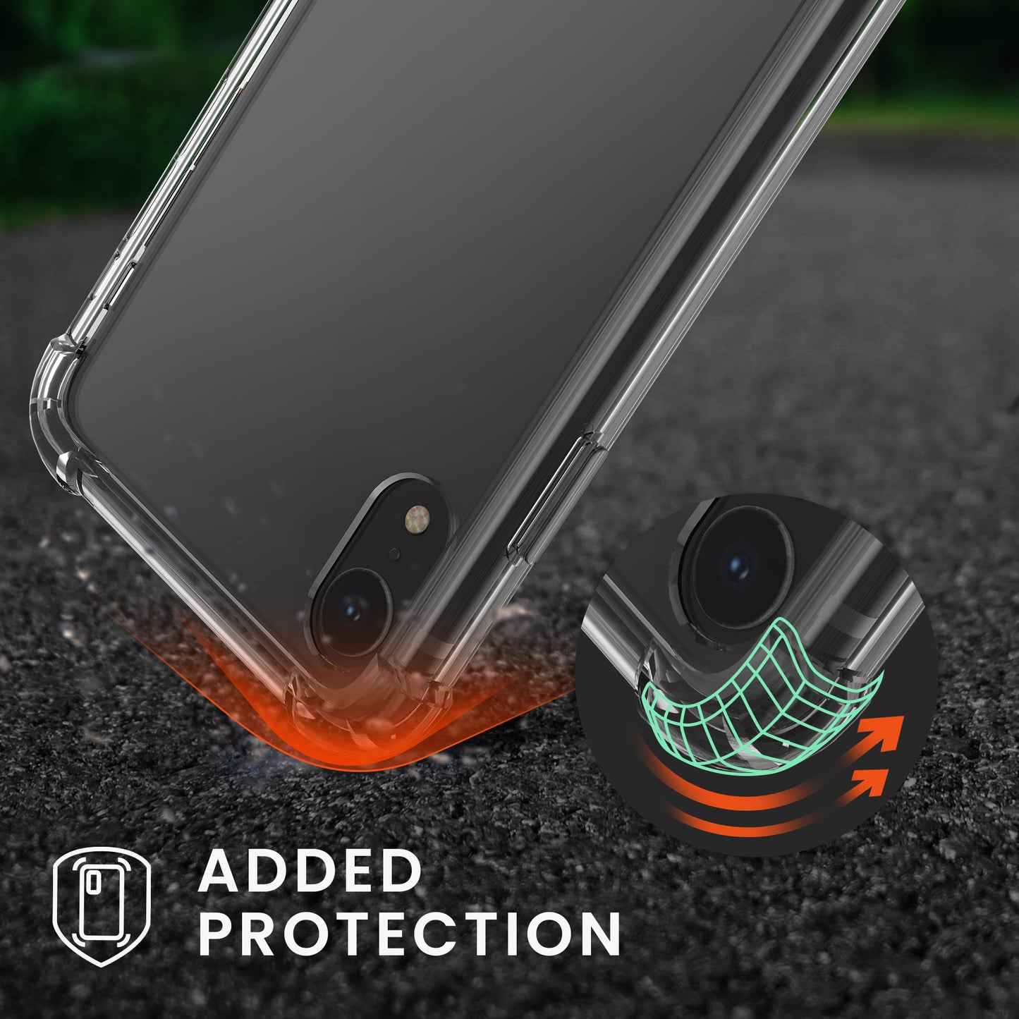 kwmobile Necklace Case compatible with Apple iPhone XR - Silicone Cover with Lanyard - Strap Phone Case