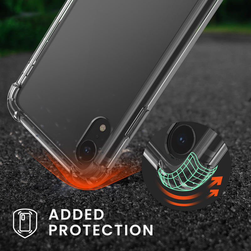 kwmobile Necklace Case compatible with Apple iPhone XR - Silicone Cover with Lanyard - Strap Phone Case