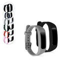 kwmobile 2x Uhrenarmband für HONOR Band 3e Armband - Fitnesstracker Band Set aus TPU Silikon - Ersatzarmband Smartwatch - Dunkelblau Schwarz Dunkelblau  