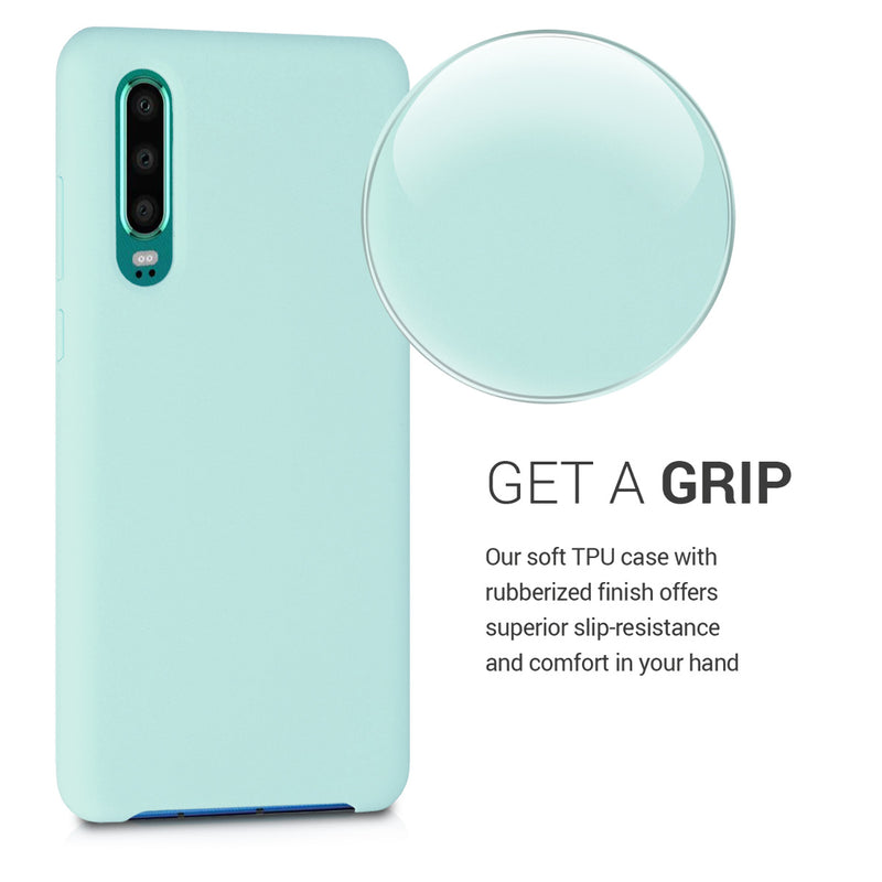 kwmobile Phone Case for Huawei P30 - Silicone Case - Wireless Charging - Protective Cover