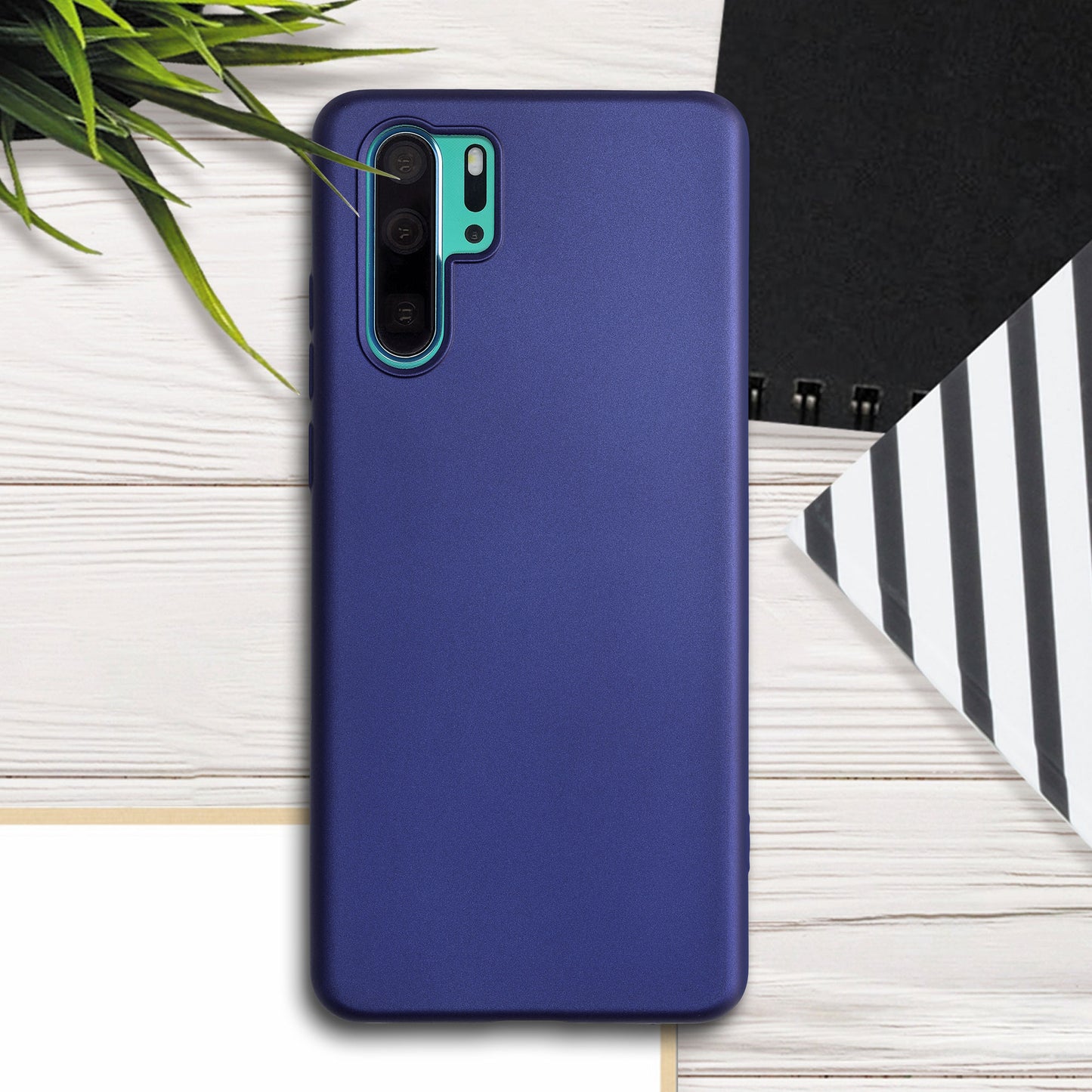 kwmobile Phone Case for Huawei P30 Pro - Metallic Shimmering Silicone Case - Protective Cover