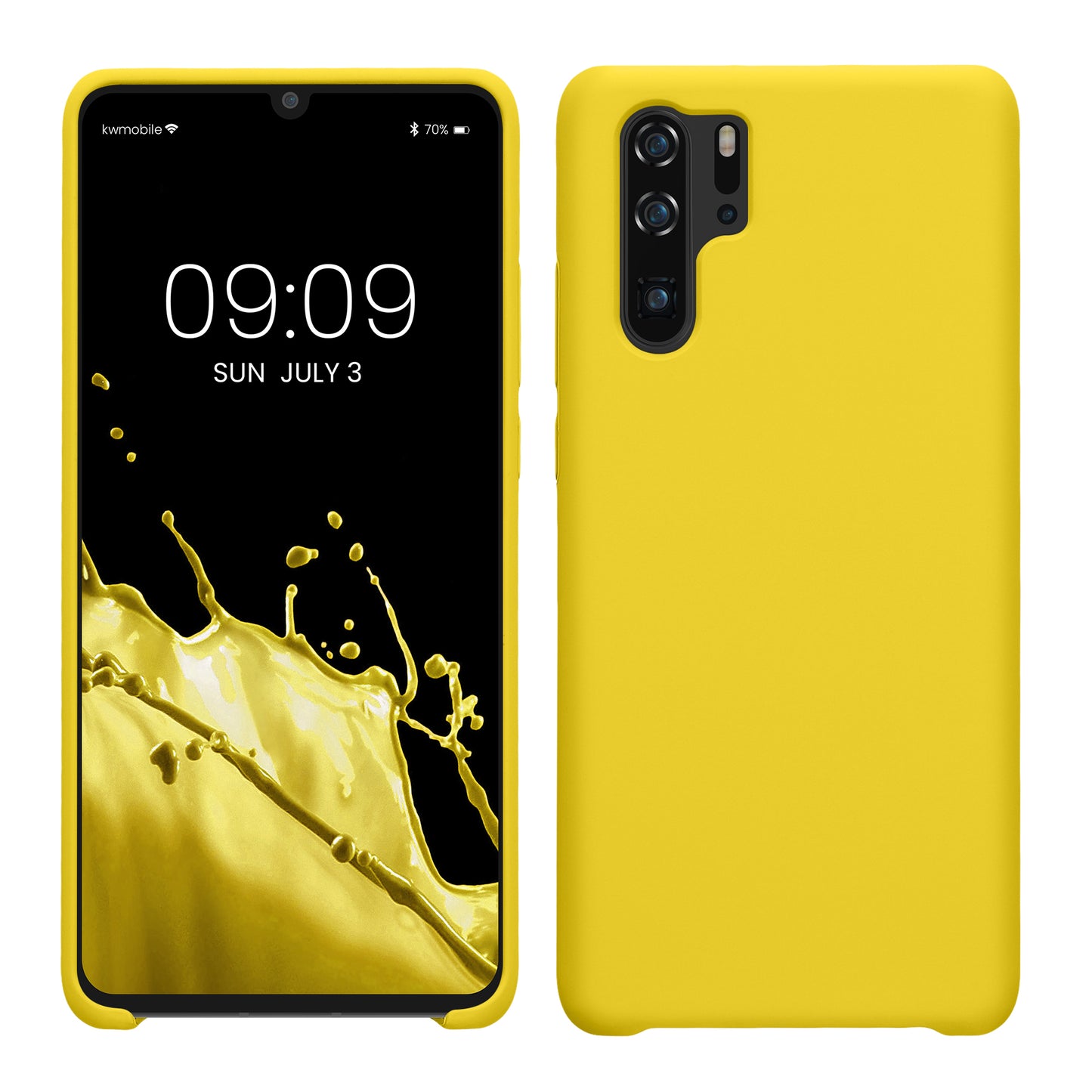 kwmobile Phone Case for Huawei P30 Pro - Silicone Case - Wireless Charging - Protective Cover