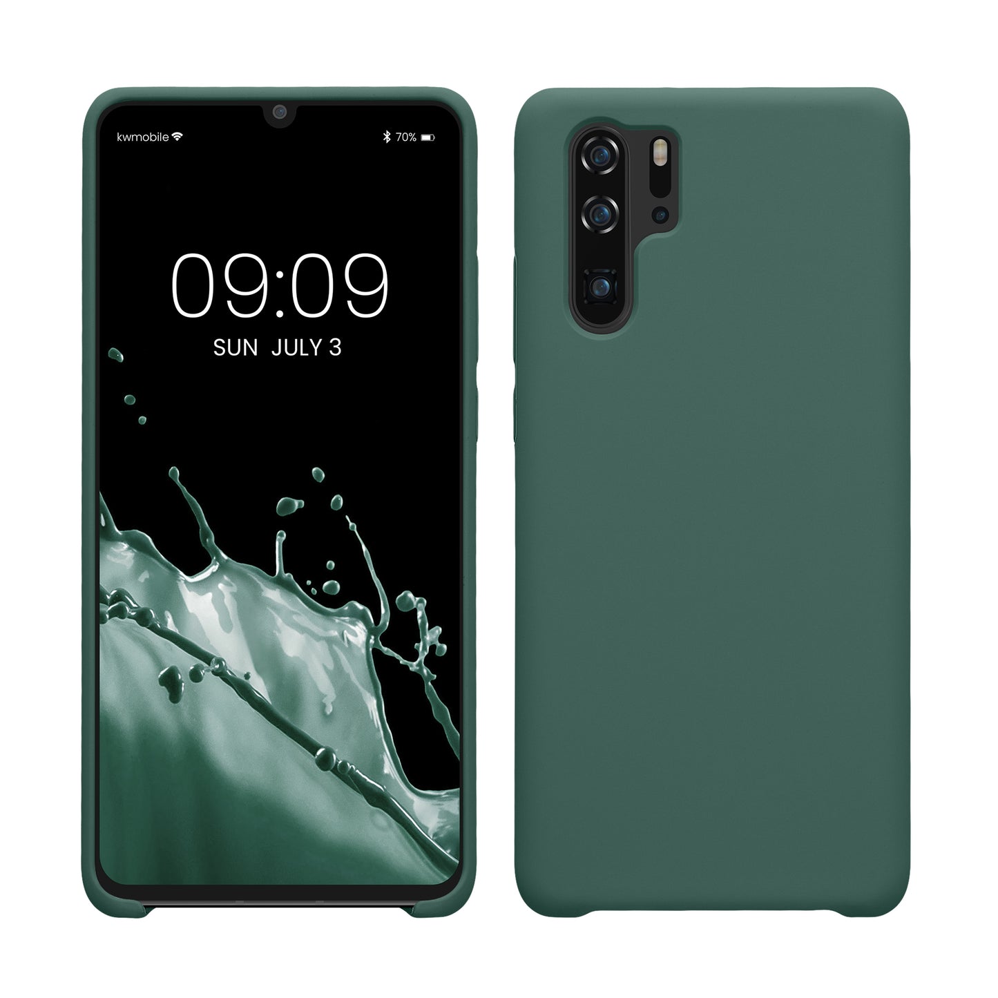 kwmobile Phone Case for Huawei P30 Pro - Silicone Case - Wireless Charging - Protective Cover