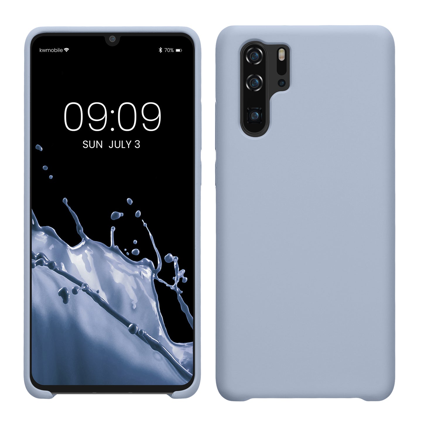 kwmobile Phone Case for Huawei P30 Pro - Silicone Case - Wireless Charging - Protective Cover