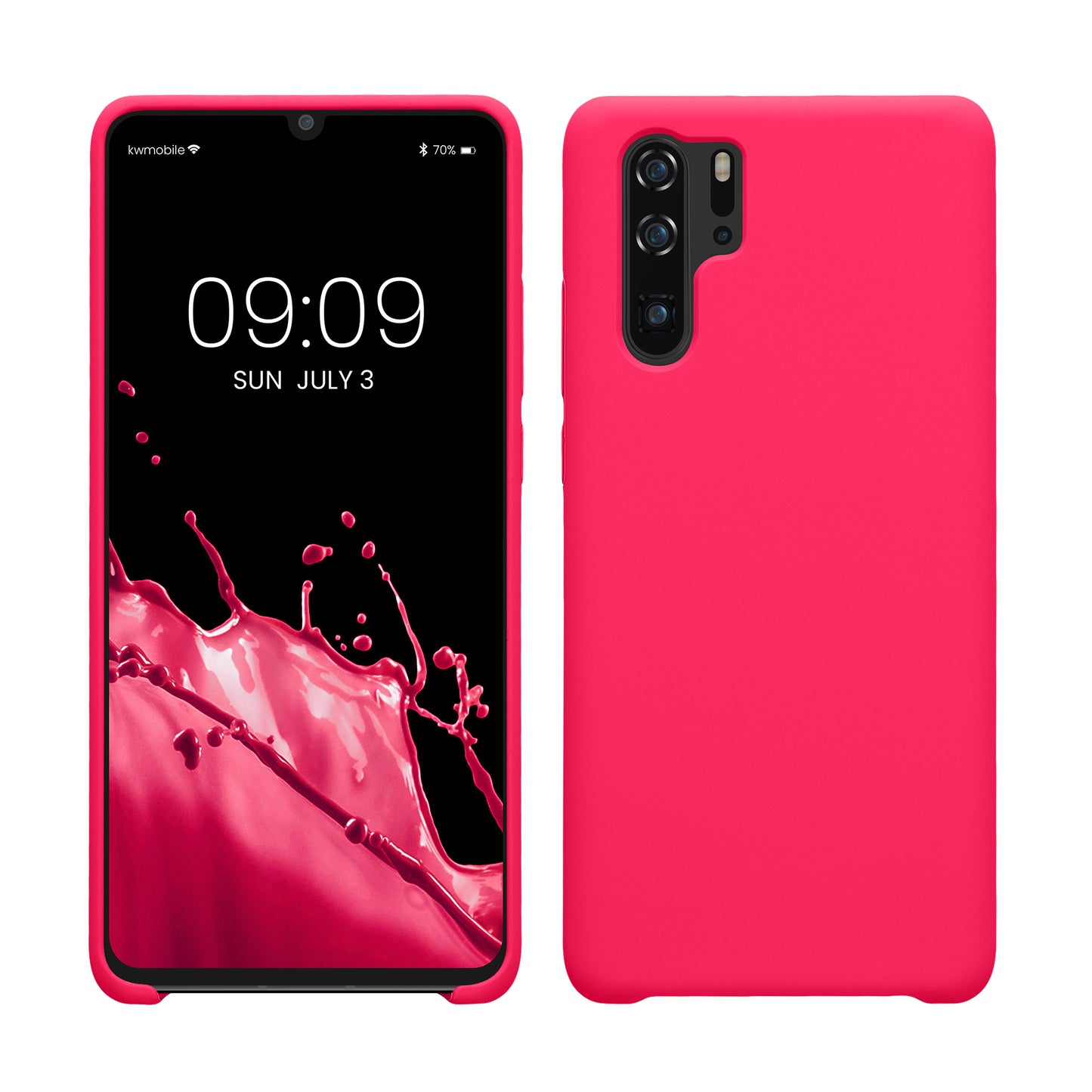 kwmobile Phone Case for Huawei P30 Pro - Silicone Case - Wireless Charging - Protective Cover
