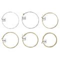 kwmobile Steel Guitar Strings 6-String Set for Acoustic Guitars and Western Guitars with Labeling