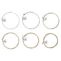 kwmobile Stahl Gitarrensaiten 6 Saiten-Set - für Akustikgitarren und Westerngitarren - mit Beschriftung - 6x Stahlsaiten Akustik Western Gitarre Silber  [dsg03]