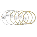 kwmobile Steel Guitar Strings 6-String Set for Acoustic Guitars and Western Guitars with Labeling