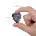 kwmobile Guitar Picks - 3 Different Gauges 0.46mm 0.71mm 0.96mm - Pick Set for Acoustic Guitar Electric Guitar