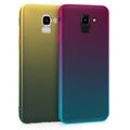 kwmobile Case Compatible with Samsung Galaxy J6 - Cover Cell Phone - Transparent Cell Phone Case