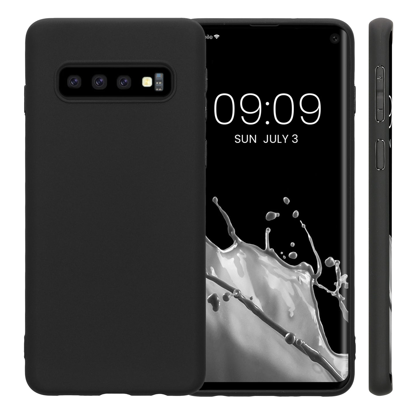 kwmobile Phone Case for Samsung Galaxy S10 Case - Wireless Charging - Protective Cover
