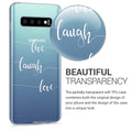kwmobile Case Compatible with Samsung Galaxy S10 - Silicone Cover Transparent Cherry Blossom Petals