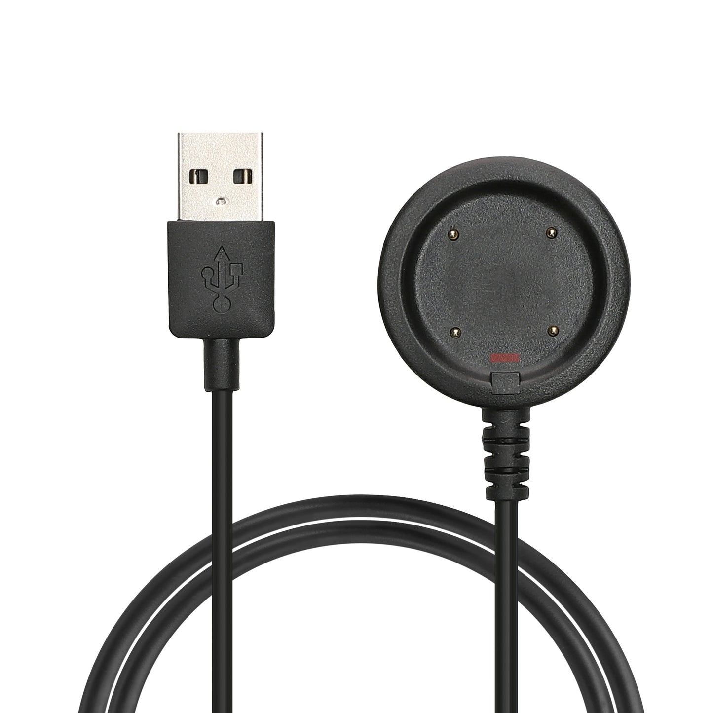 kwmobile USB Kabel Charger kompatibel mit Polar Vantage V / V2 / Vantage M / Ignite / Ignite 2 / Grit X Pro / Grit X Ladekabel - Smart Watch Ersatzkabel - Fitnesstracker Aufladekabel in Schwarz Schwarz  
