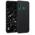 kwmobile Hülle kompatibel mit Huawei P30 Lite Hülle - weiches TPU Silikon Case - Cover geeignet für kabelloses Laden - Schwarz matt Schwarz matt  