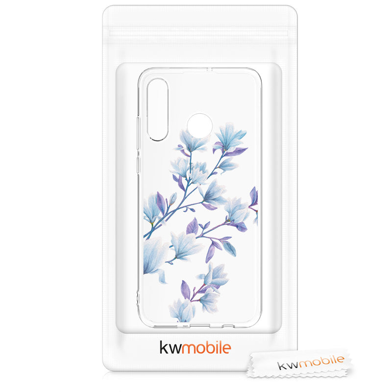 kwmobile Case Compatible with Huawei P30 Lite - Transparent Silicone Cover