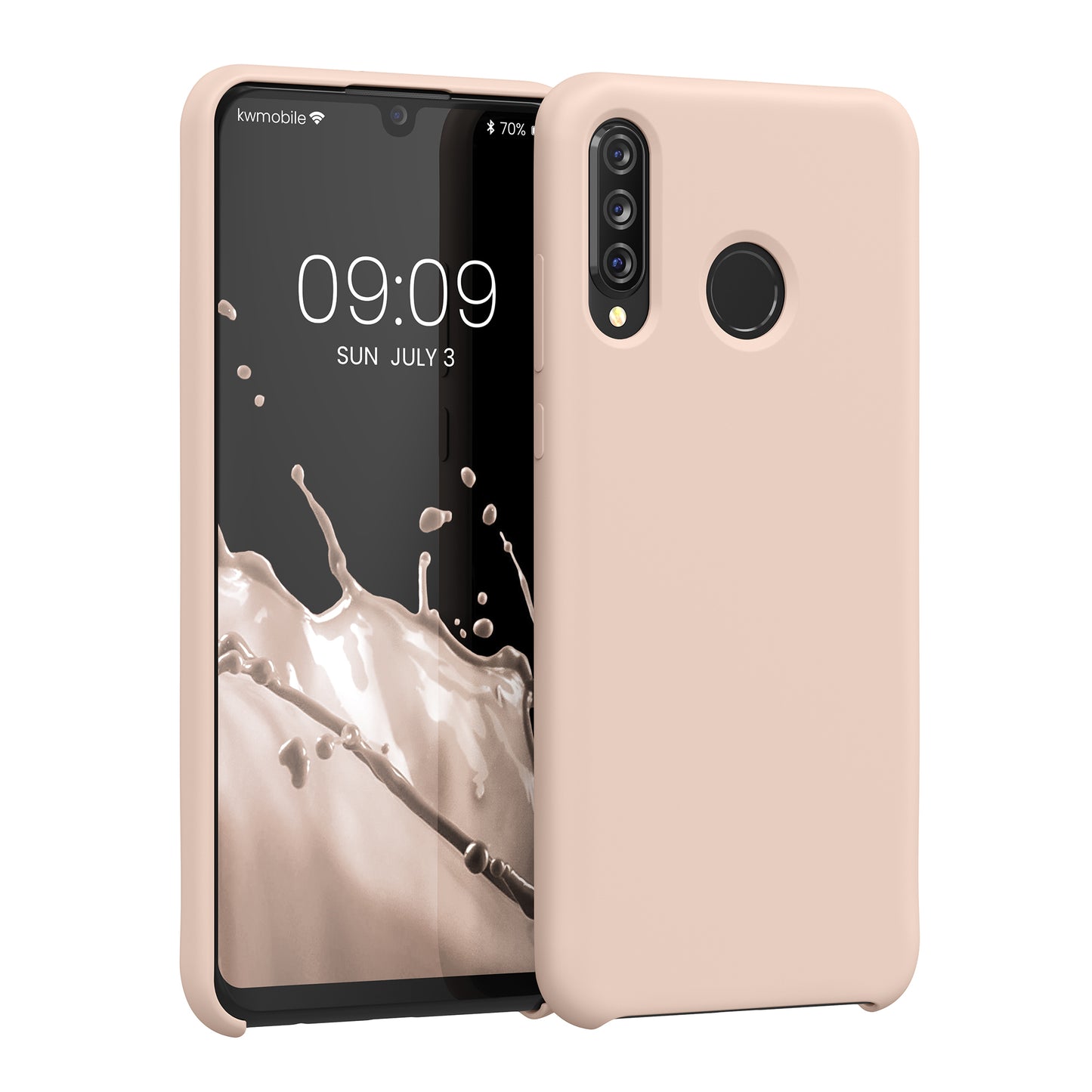 kwmobile Phone Case for Huawei P30 Lite - Silicone Case - Wireless Charging - Protective Cover