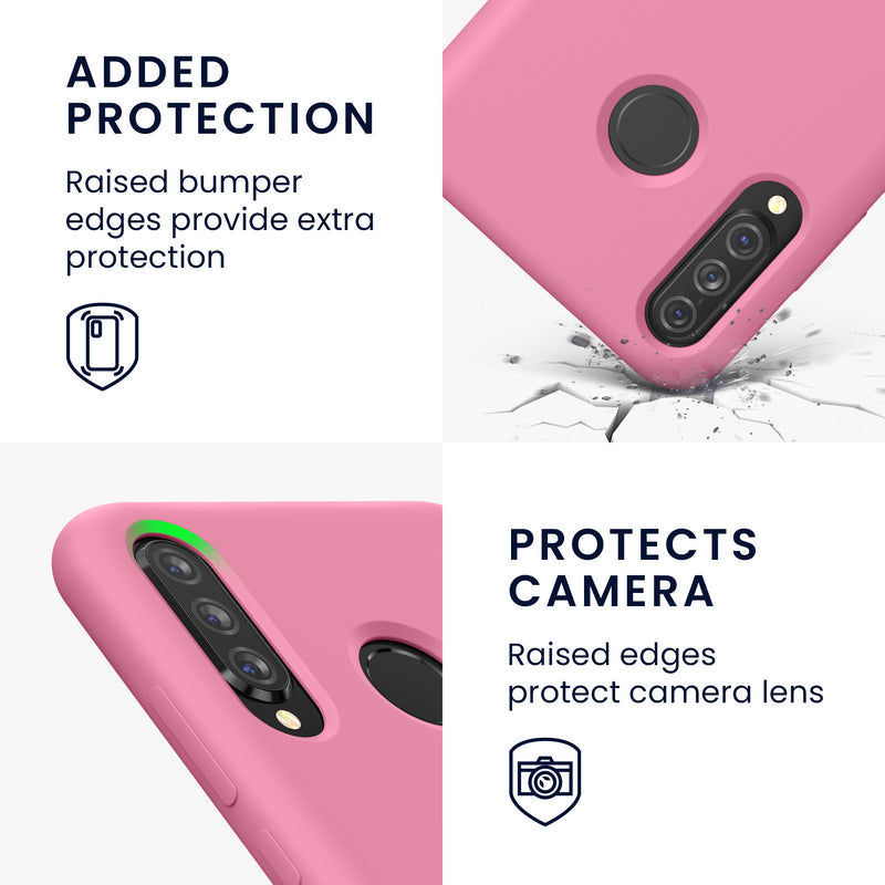 kwmobile Phone Case for Huawei P30 Lite - Silicone Case - Wireless Charging - Protective Cover