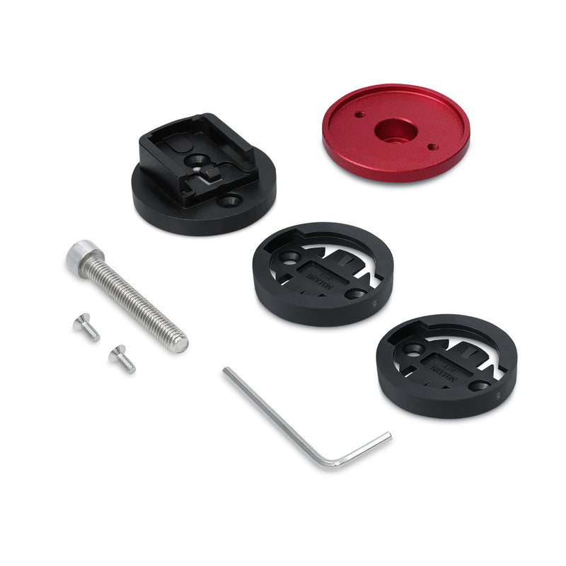 kwmobile Mount compatible with Garmin Edge / Bryton Rider / CatEye - Bike Computer Mount - Stem Mount Top Cap