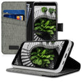 kwmobile Wallet Case Compatible with Google Pixel 3a - Cover with Stand - Phone Case Card Slots