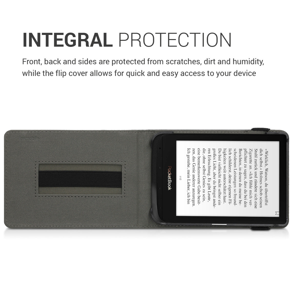 Case compatible with Pocketbook Touch Lux 4/5/Touch HD 3/Color (2020)/ Vivlio Lux 5