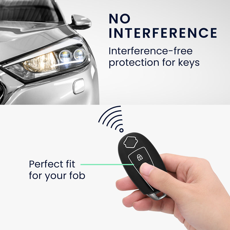 kwmobile Car Key Cover Compatible with Suzuki Sport 2-Button Car Key Keyless Go