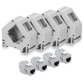 Keystone Module + DIN Rail Adapter Set