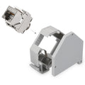 Keystone Module + DIN Rail Adapter Set