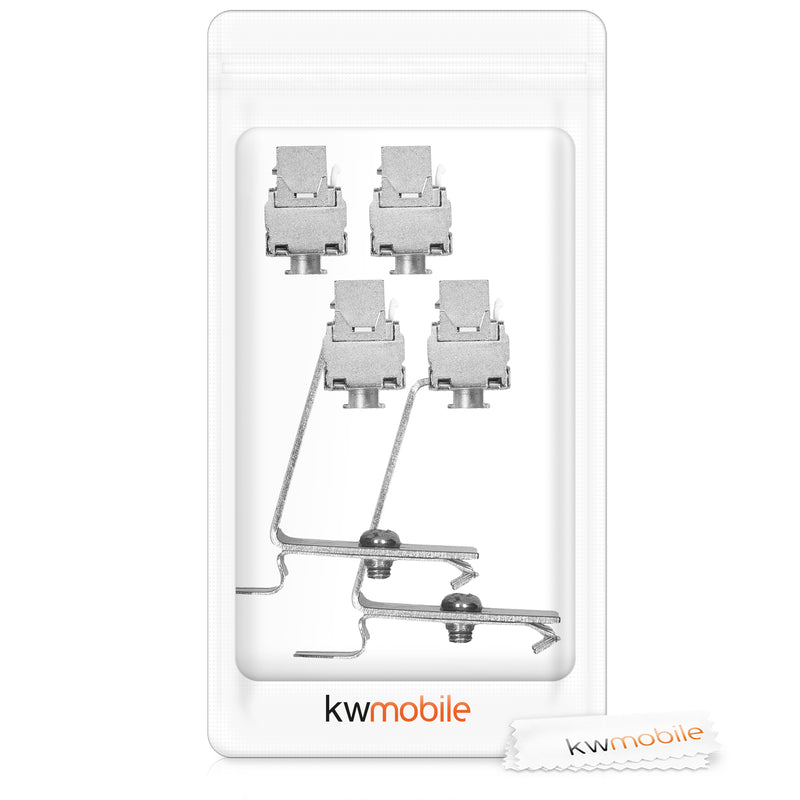 Keystone Module + DIN Rail Adapter Set