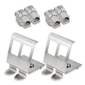 Keystone Module + DIN Rail Adapter Set