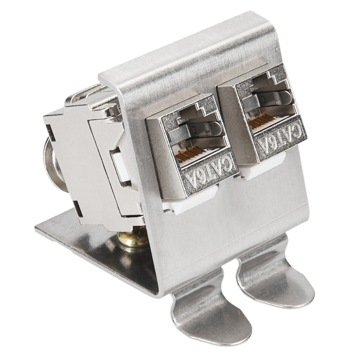 Keystone Module + DIN Rail Adapter Set