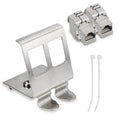 Keystone Module + DIN Rail Adapter Set